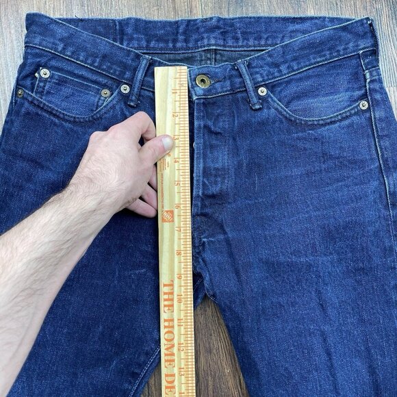 Japan Blue 100% Cote d'Ivoire - Cotton Jeans - Made in Japan Measures 30x26 - Picture 10 of 12